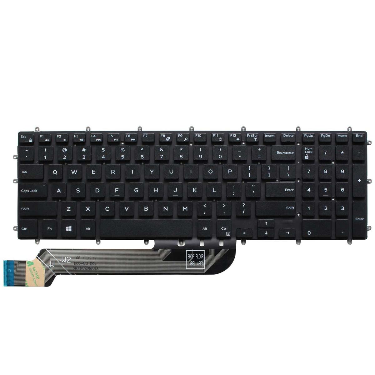 Replacement Keyboard for Dell Inspiron 3579 83 3779 5565 5567 5570 5575