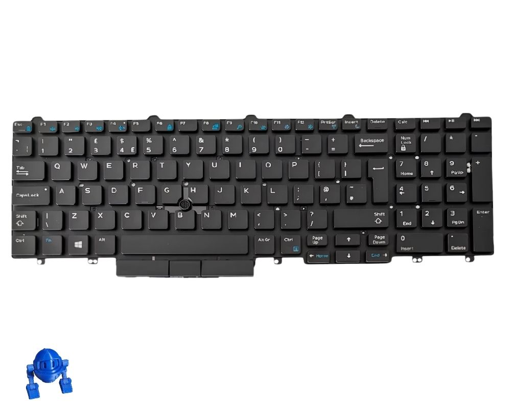 US Backlit Keyboard compatible with Dell Latitude 5580 5590 5591 - LO PARTS
