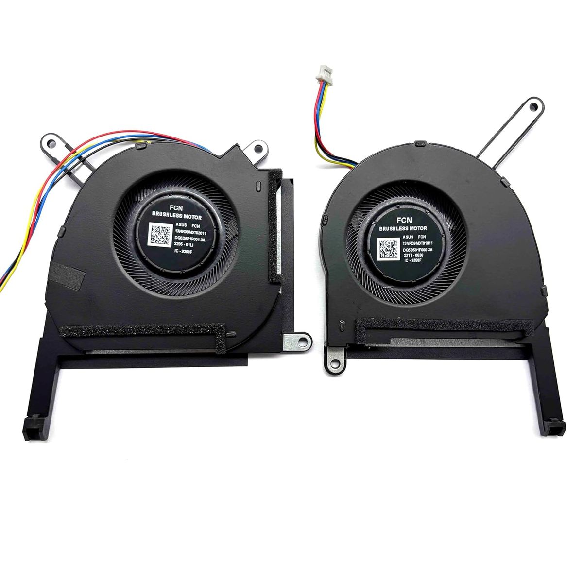 CPU + GPU Fan Compatible with Asus TUF FX507 FA507 RTX 3050 - 5v