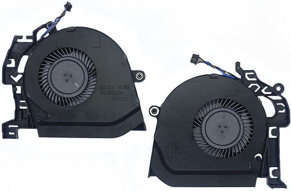 Replacement CPU & GPU Cooling Fan for HP Studio ZBook 15 G5 and ZBook 15 G6