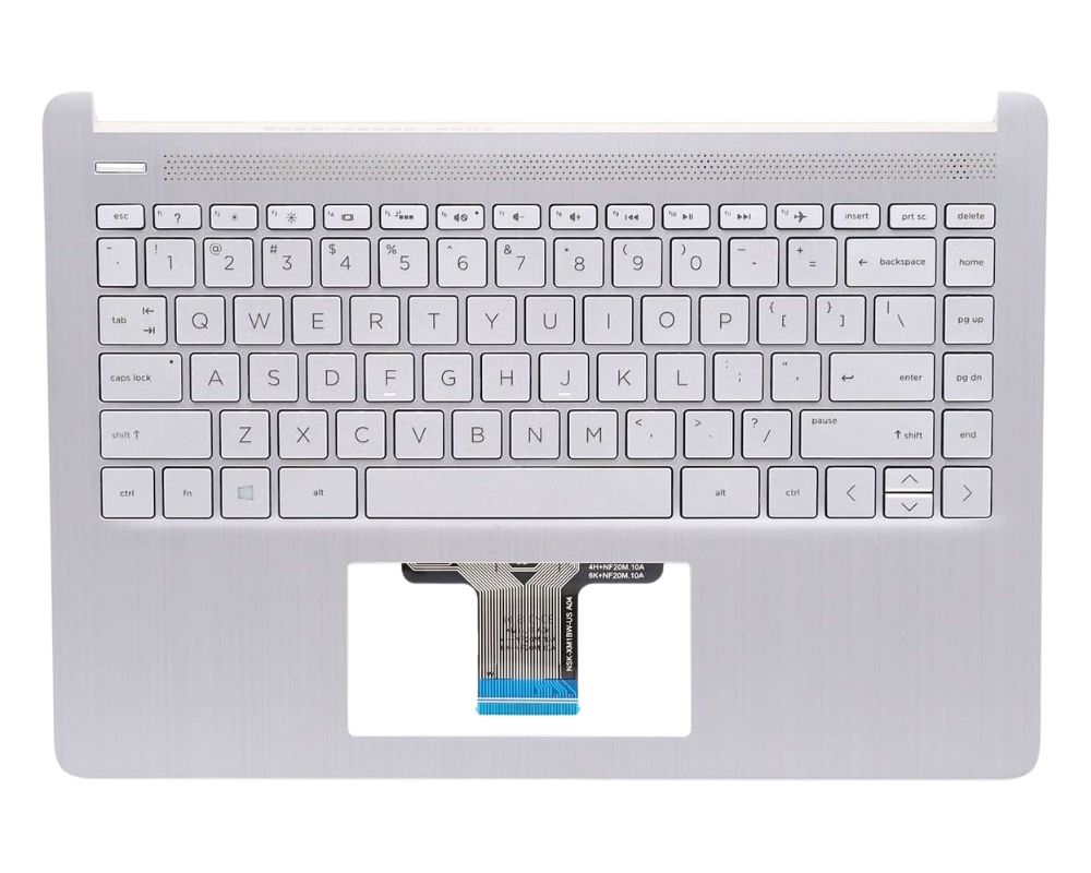 Palmrest With Backlit Keyboard Compatible with HP 14-DQ 14S-DQ 14-EF