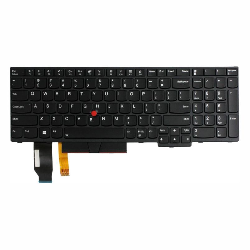 Replacement Keyboard for Lenovo Thinkpad E580 E590 P52 P52 P72 P73- Backlit