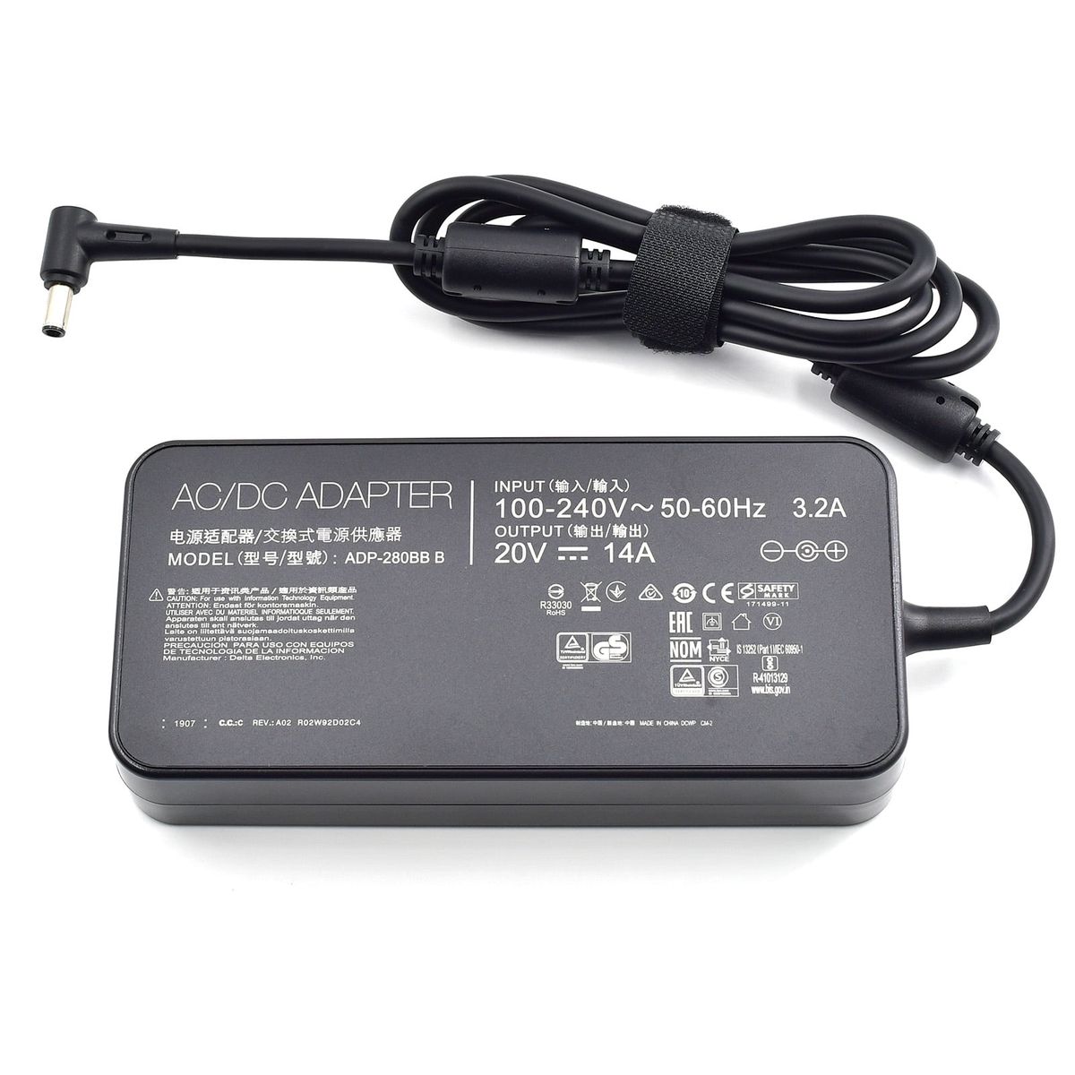 280W Charger Compatible with Asus Rog Strix G16 G614 - ADP-280BB B