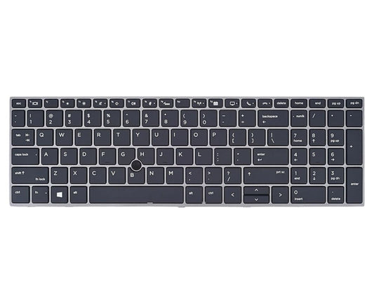 Backlit Keyboard with TrackPoint Compatible with HP ZBook 15 G5 - LO PARTS