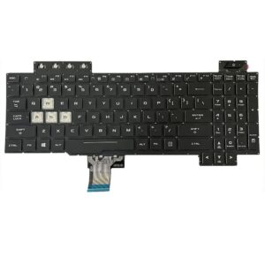 Replacement Keyboard for Asus TUF Gaming FX505 / FX705D White LED Backlit