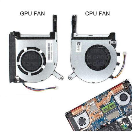 New Replacement CPU and GPU Cooling Fan for ASUS TUF Gaming FX705DT FX505 - Image 2