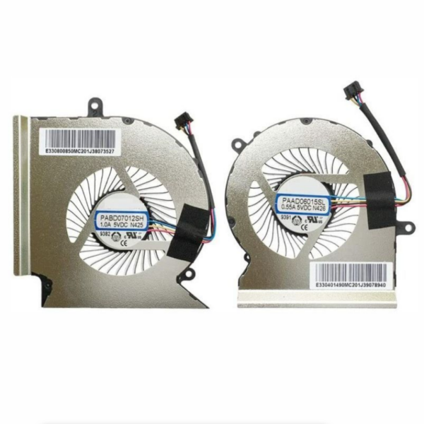 Replacement CPU+GPU Cooling Fan for MSI GL65 GE65 GP65 WE65 GL65 P/N: PABD07012SH N425, PAAD06015SL N426