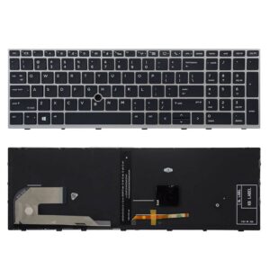 Backlit Keyboard compatible with HP EliteBook 850 755 ZBook 15U G5 G6